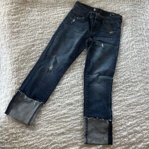 NWT Kut from the Kloth Bella Straight Leg Cropped Jeans size 0